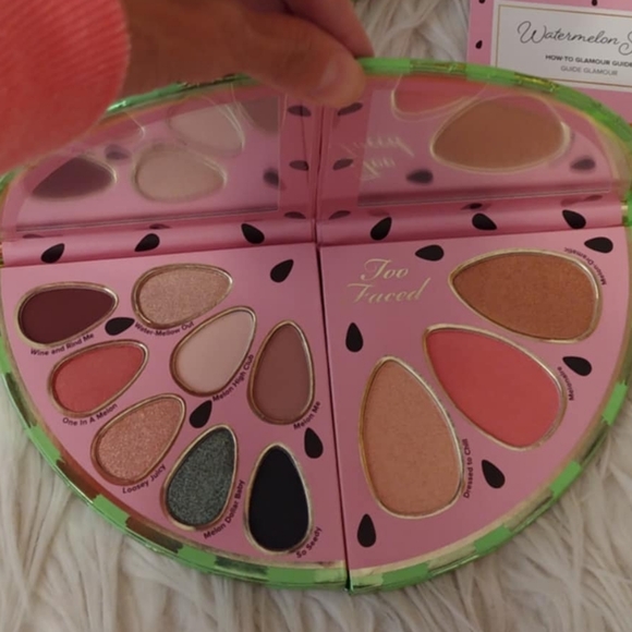 🍉FIRM! NWT TOO FACED WATERMELON SLICE EYESHADOW PALETTE - Picture 16 of 16